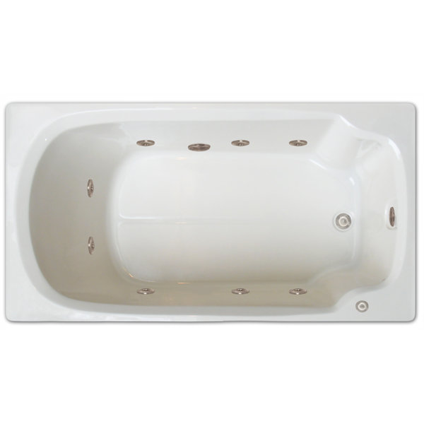 Signature Bath 60'' x 32'' DropIn Whirlpool Acrylic Bathtub & Reviews